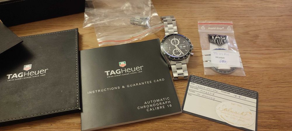 Piękny TAG Heuer Carrera Calibre 16 CV2010