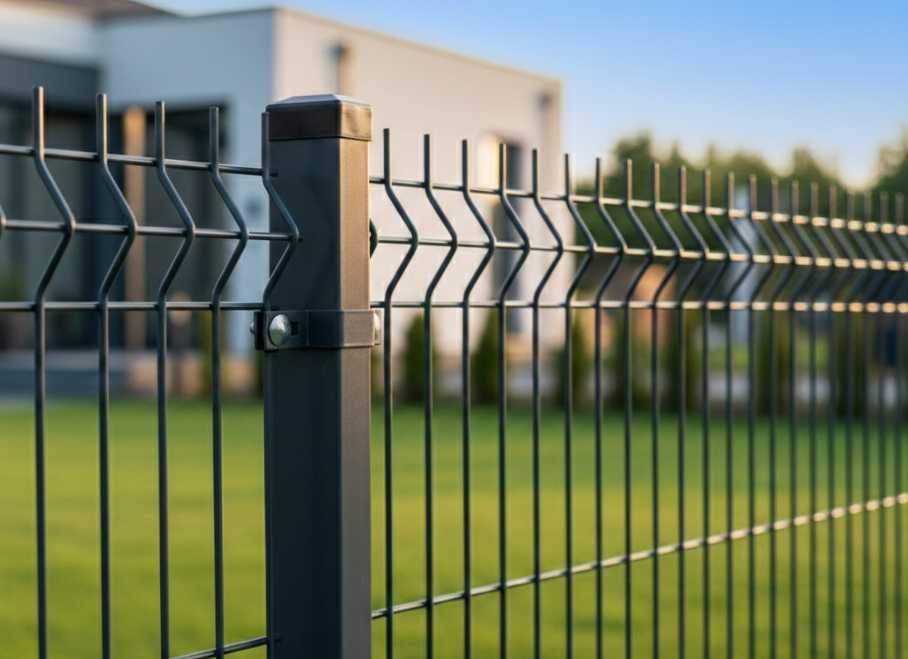 Panel ogrodzeniowy -- Ogrodzenia panelowe 153/250 fi4 Czarny, Grafit