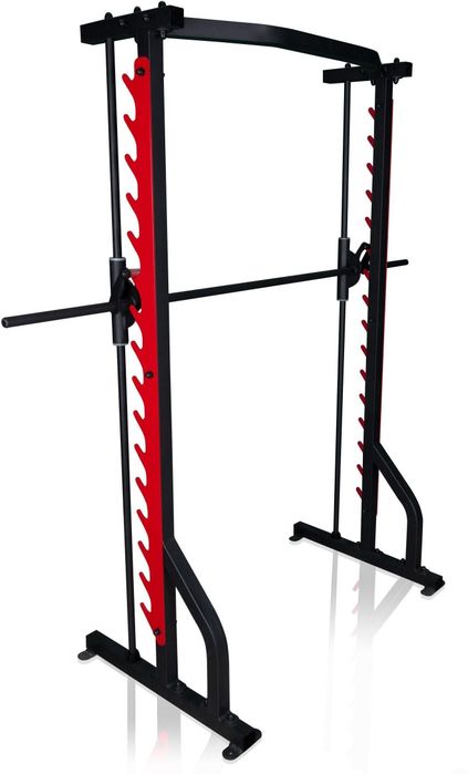 Suwnica Smitha + obciążenie żeliwne 2x15kg maszyna Marbo Sport