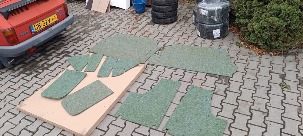 Fiat 126p wygłuszenia podłogi nowe kompletny zestaw tylko u mnie nowe