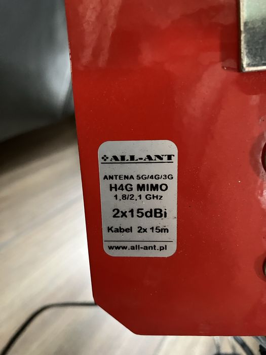 Antena LTE 4G MIMO DUAL + router gratis