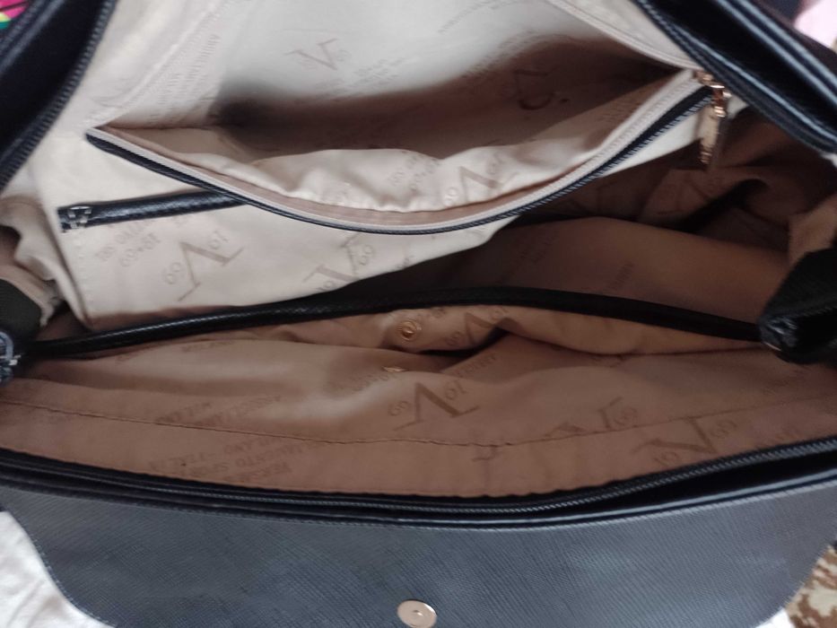 VERSACE/ Bogato zdobiona torebka biznesowa, torba do ręki