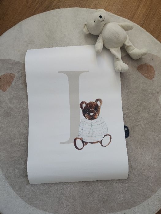 Metryczka literka I royal rabbits