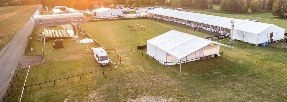 Hale namiotowe/magazynowe na wynajem - Całoroczne - Szybki montaż