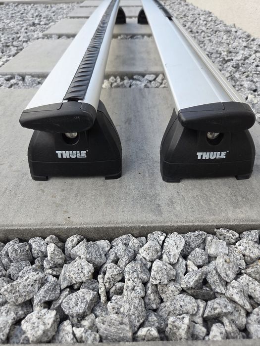 Thule WingBar bagażnik bazowy na relingi + stopy 755-460 - belki aluminiowe 118 cm