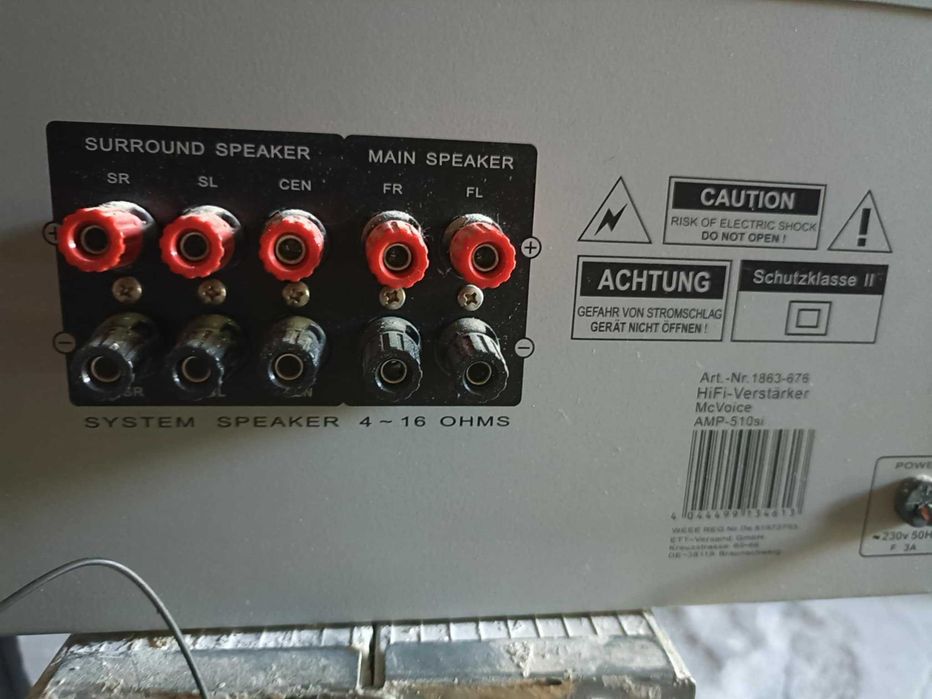 Mc Voice Amp-510 5.1 TUNER USB