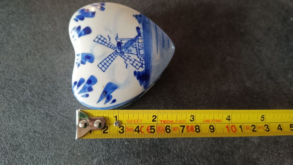 Porcelana pudełko szkatułka na biżuterię