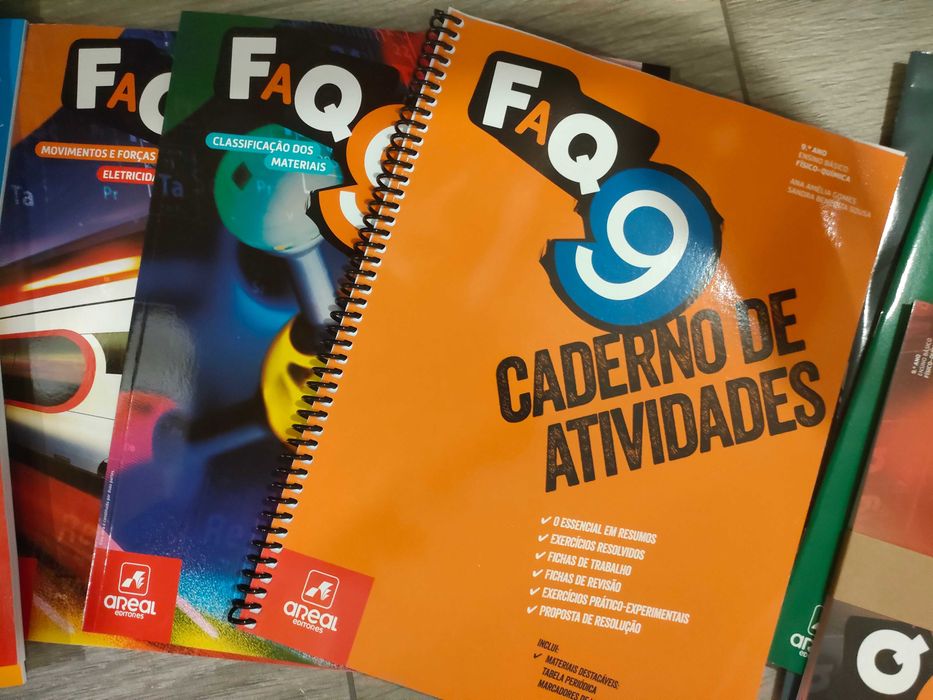 Livros + CA fq 9 areal NOVOS + OFERTAS