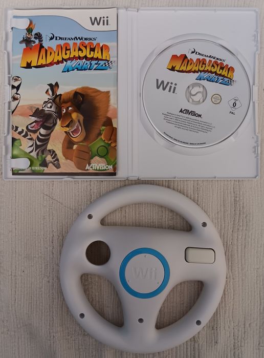 Madagáscar Kartz + Volante Nintendo Wii