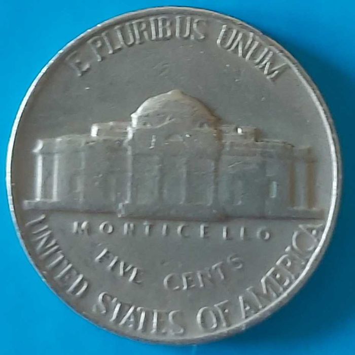Five Cent de 1964 USA, Thomas Jefferson