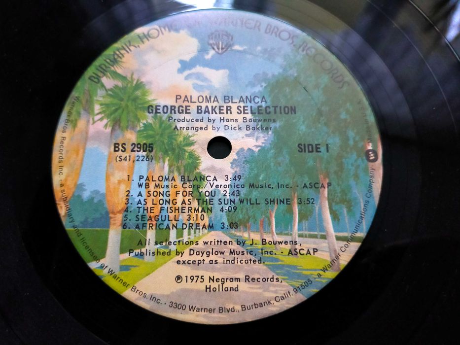 George Baker Selection - “Paloma Blanca“. Winyl USA