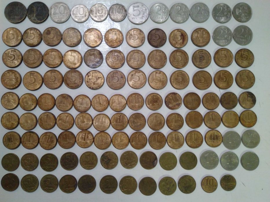 Монеты России с1991 по 2011 год
