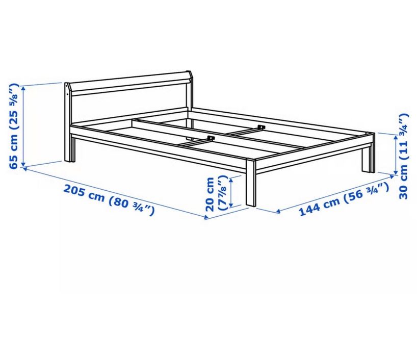 Cama e colchão novo