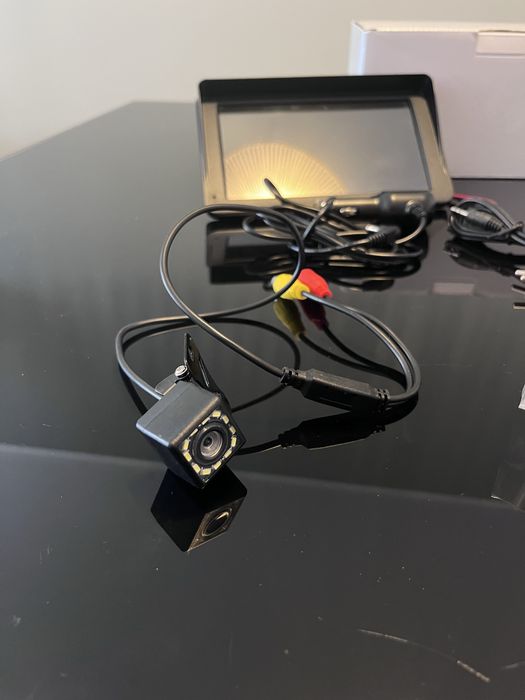 CarPlay / AndroidAuto portátil + câmera de marcha atrás