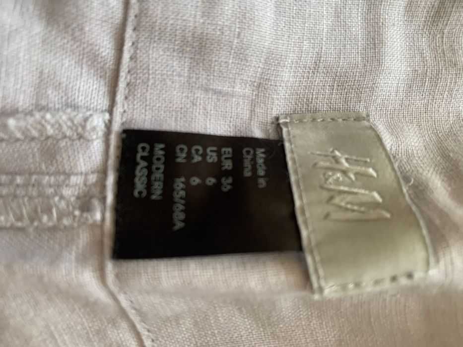 Лляні жіночі штани  H&M