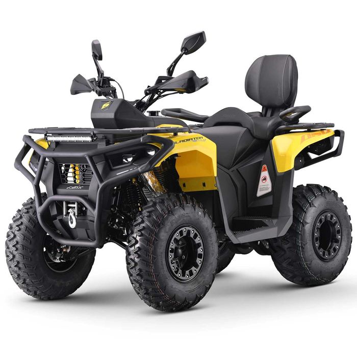 MEGA Quad ASIX GLADIATOR 200 Homologacja na 2 osoby Hak+Wyciągarka NOWOŚĆ