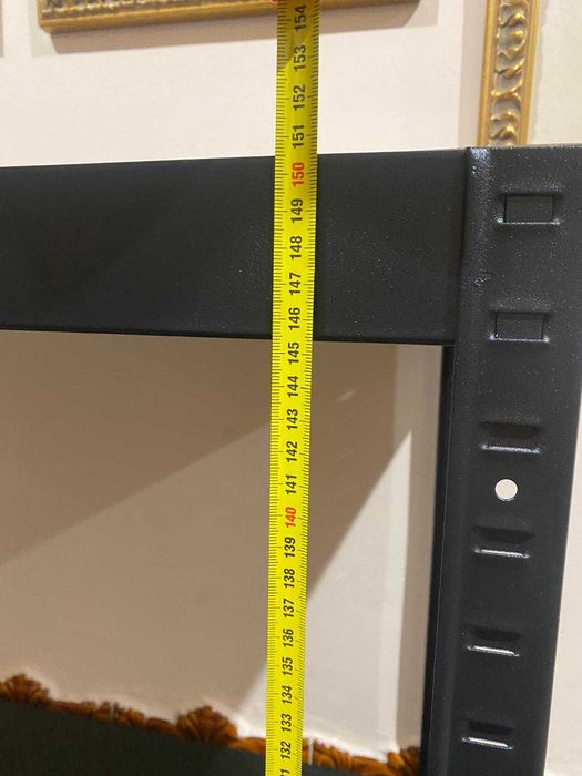 Estante Metálica Modular Preta – (Sem Parafusos)