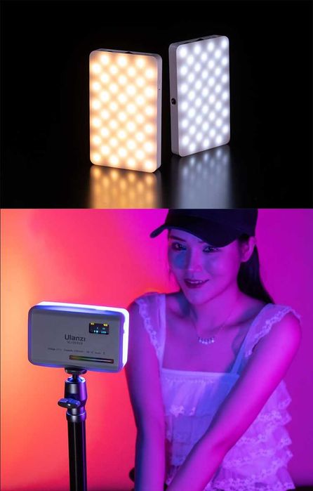 Lampa fotograficzna Ulanzi VL120 KOLOR CZARNY