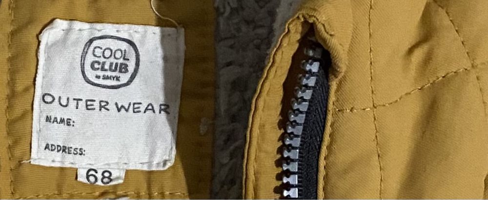 Комбинезон детский зимний Cool Club  Размер 68