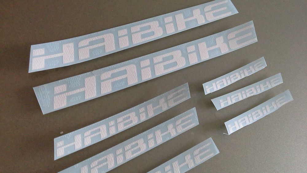 Haibike autocolantes kit
