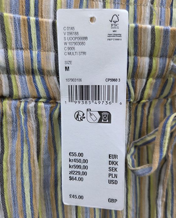 Urban Outfitters spodnie damskie bawełniane nowe - M.