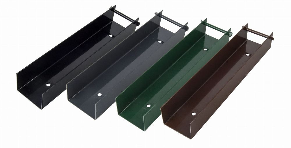 Uchwyt płyty metalowy, ceownik 60x200 ocynkowany malowany proszkowo