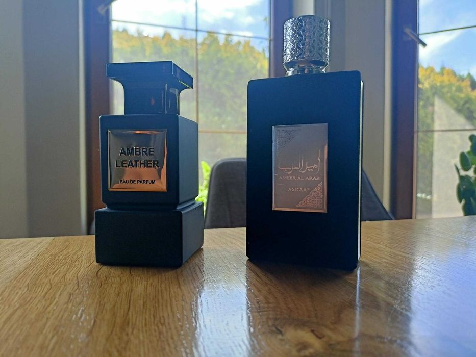 zestaw Milestone Ambre leather EDP + Ameer al Arab Asdaaf EDP