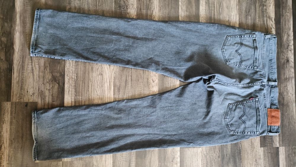 klasyczne, szare spodnie Levi's 511  36/32
