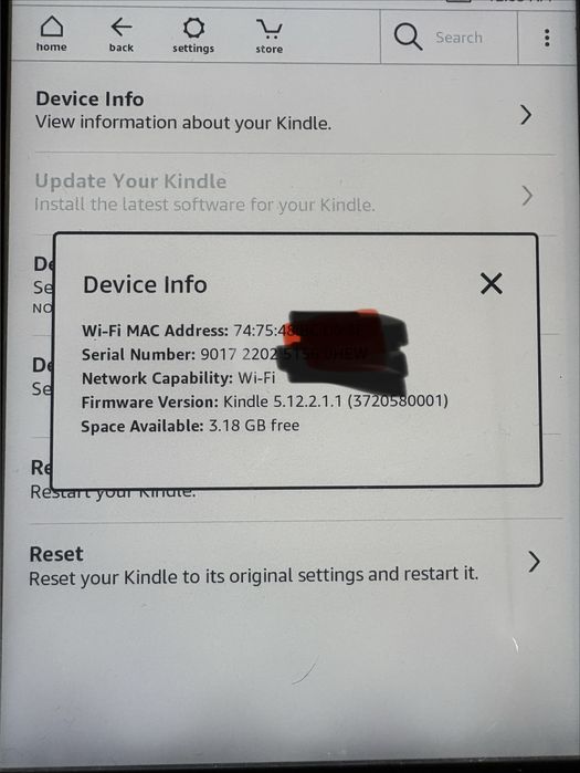 Czytnik ebook Kindle