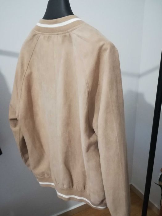 Casaco Bershka bege