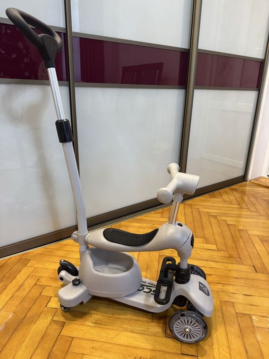 Дитячий самокат із батьківською ручкою