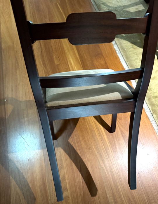 Cadeiras de sala em mogno (2)