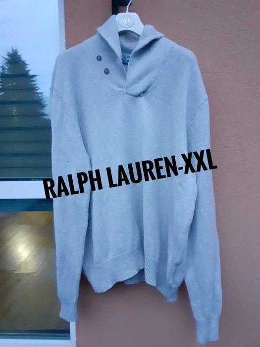 Polo Ralph Lauren sweter męski szalowy kołnierz-XXL