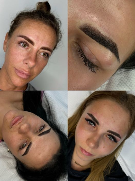 Modelka na makijaz permanenty