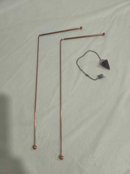 Vendo Dual Rod e Pêndulo de Cristal de Ametista
