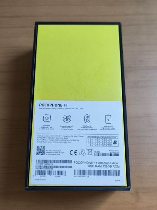 Xiaomi Pocophone F1 Armored Edition 6GB RAM / 128GB ROM – Excelente Estado

Vendo Pocophone F1 Armoured Edition em excelente estado e a funcionar na