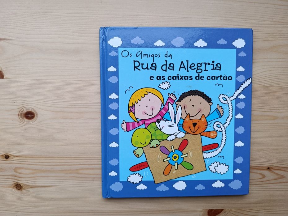 Livro "Os amigos da rua da alegria "
"Os amigos da rua da alegria e a