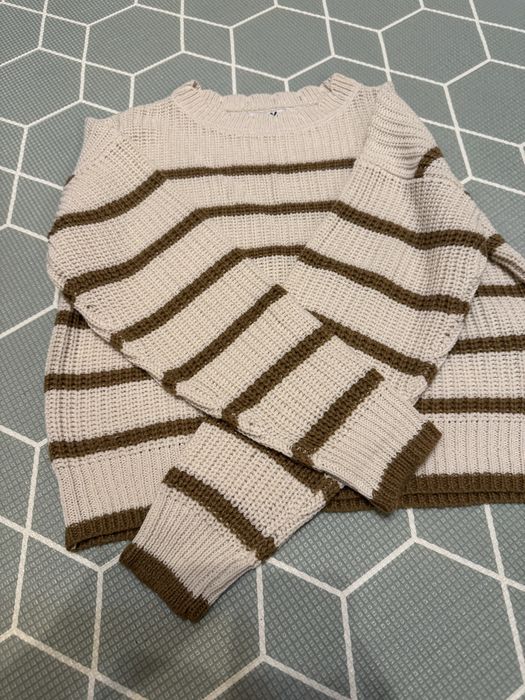 Sweter damski w paski rozmiar 36