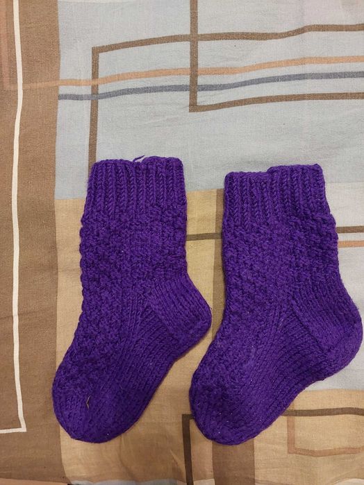 Детские шерстяные носки для девочки,на 1-2года,новые