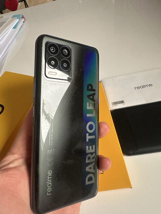 Telefon realme 8 android rmx3085  black 128 gb