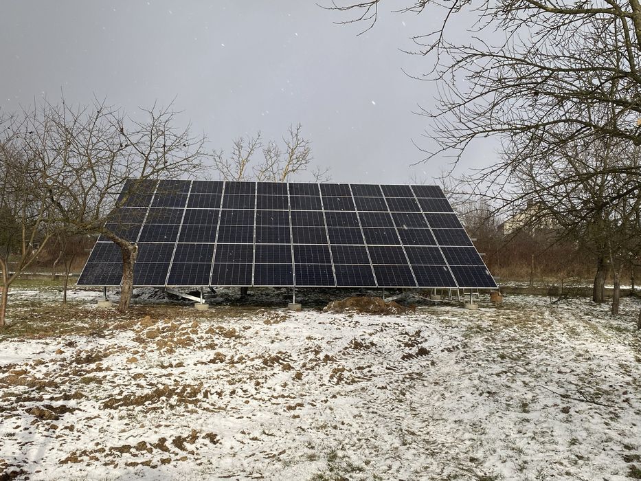 Монтаж сонячних панелей під ключ гибридних станцій