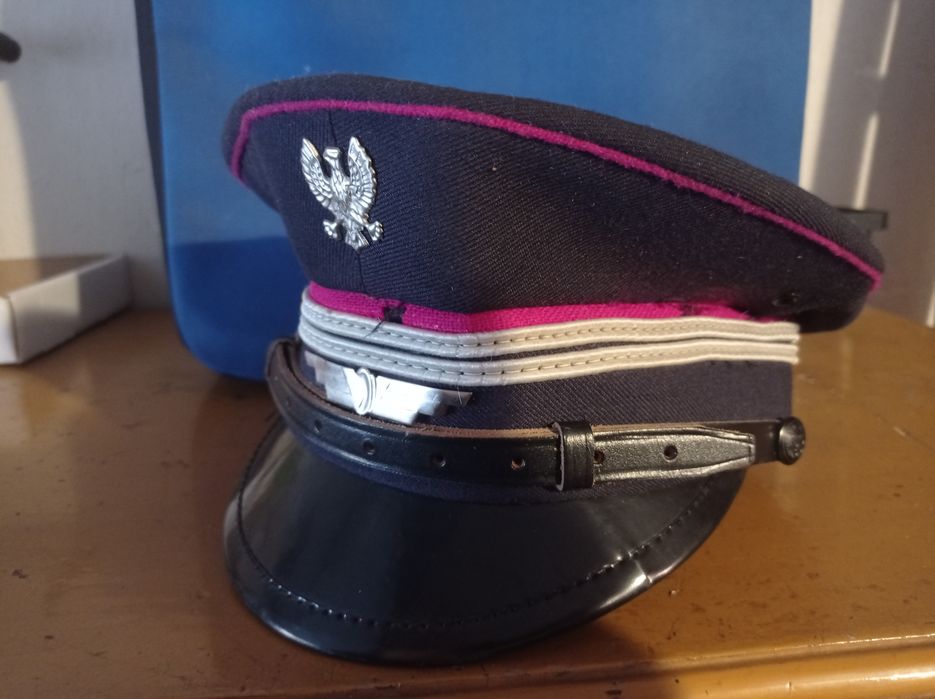 Czapka kolejarza PKP PRL