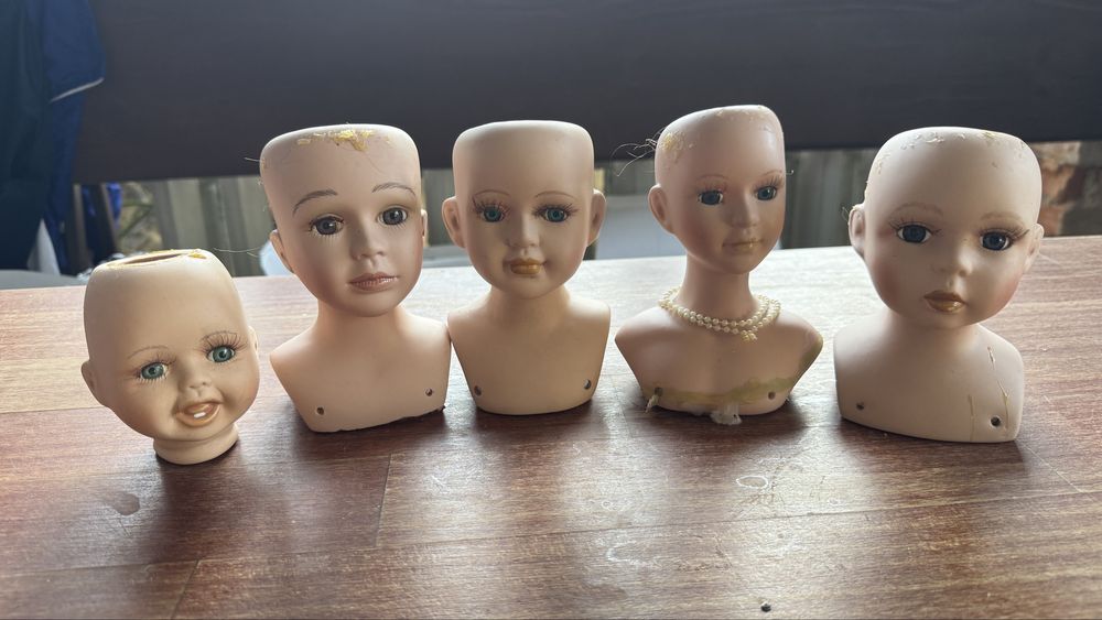 Фарфоровая кукла Голова для фарфоровой куклы