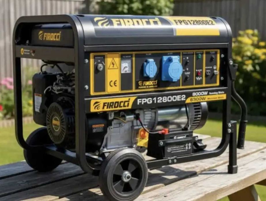 Генератор бензин Firocci 8 - 8,3 кВт мідна обм електростарт AVR новий