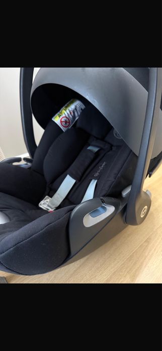 Fotelik cybex cloud Z i-size deep black platinium