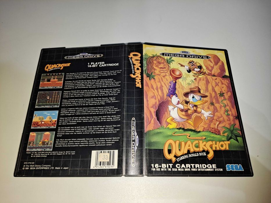 Quackshot Starring Donald Duck - Sega Megadrive Mega Drive