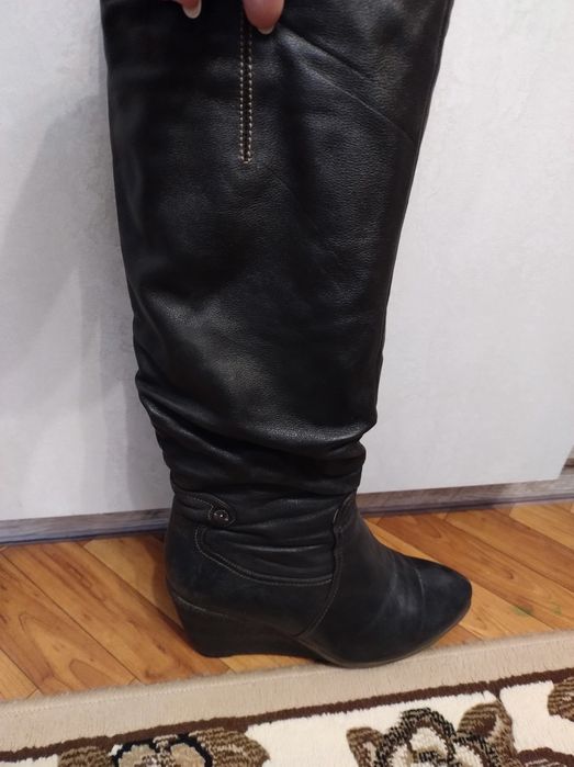 Женские сапоги, на овчине , 39-38