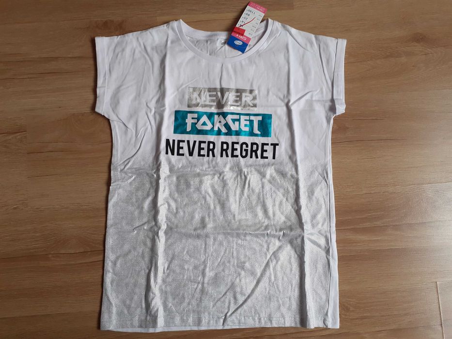 Biała bluzka bluzeczka dziewczęca 158/164 pepco