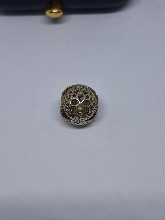 Charms ze srebra, srebro 925, pozłacane