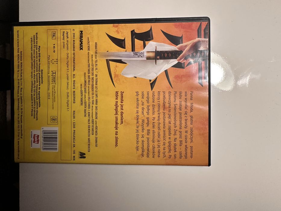 Film na DVD Kill Bill volume 1